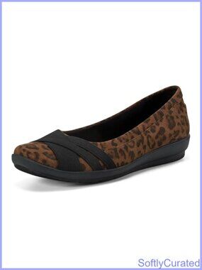 Easy Spirit Acasia Slip-On Flats Round Toe Flexible Comfort Shoes